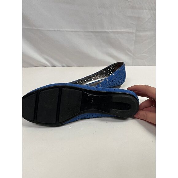 Calvin Klein Womens Breeze Blue Slip On Ballet Flats Loafers Shoes Size US 8 - Picture 4 of 6